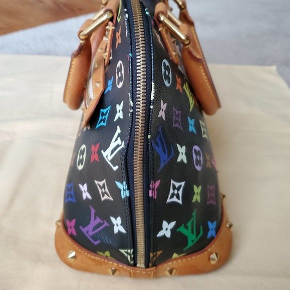 Louis Vuitton Murakami Noir Alma PM Handbag - Picture 2 of 16